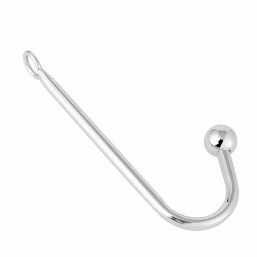 Anal Hooks Toy 3294 Anal Sex AllNight Smooth Metal Hook 0816